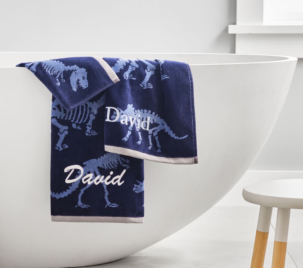 Dino Bones Bath Towel Collection